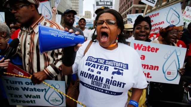 Detroit Shuts Off Water to Residents but Not to Businesses Who Owe Millions